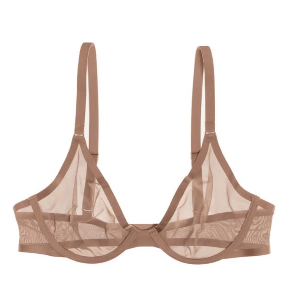 Cuup The Plunge Mesh Bra 34E